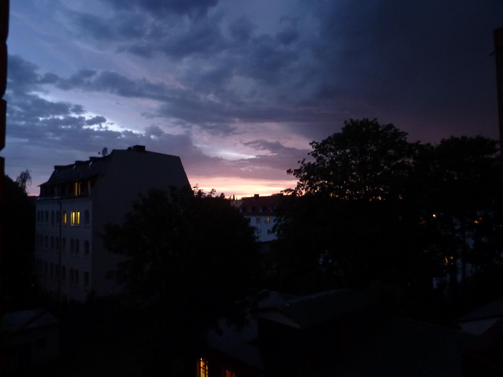 Sommerabend nach einem Gewitter