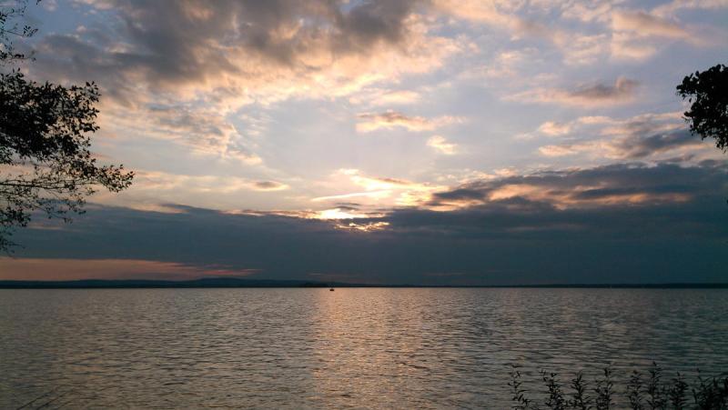 Abendsonne über dem Steinhuder Meer