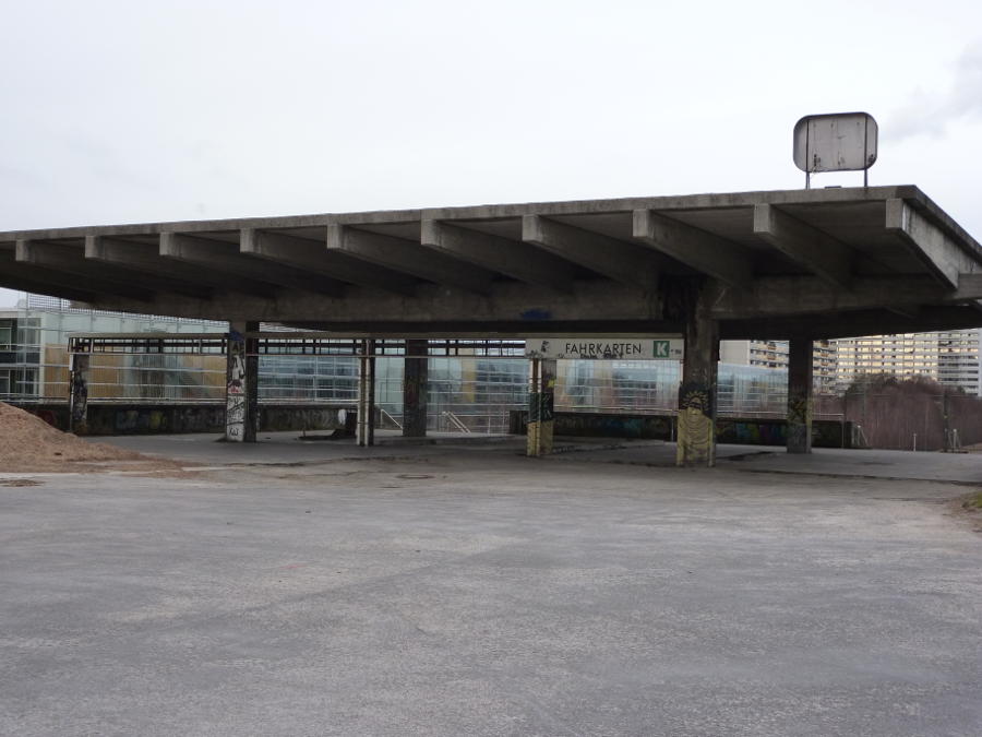 Der aufgelassene Bahnhof München Olympiastadion