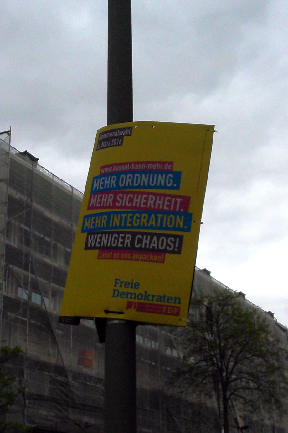 FDP-Wahlplakat