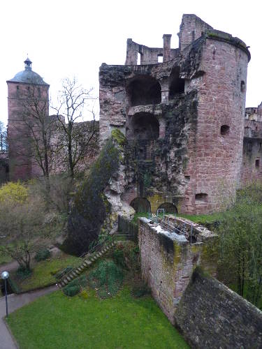 Der Pulverturm des Heidelberger Schlosses