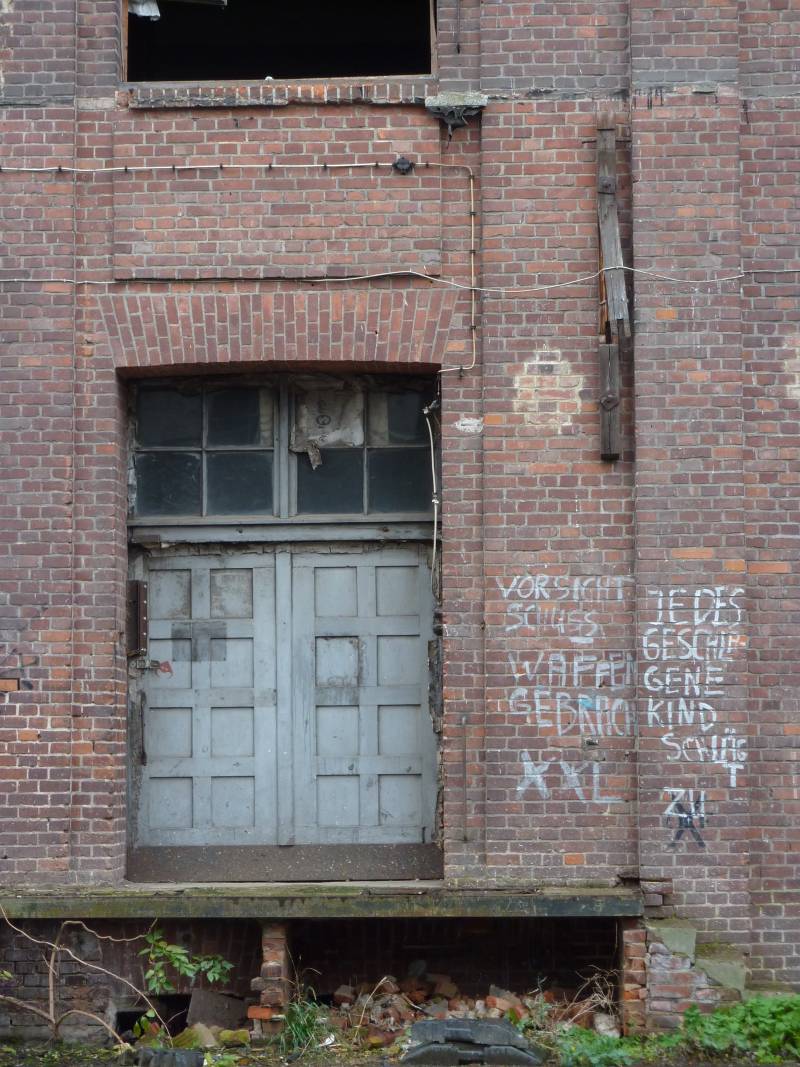 Eingang zur ehemaligen Haferfabrik in Kassel-Bettenhausen