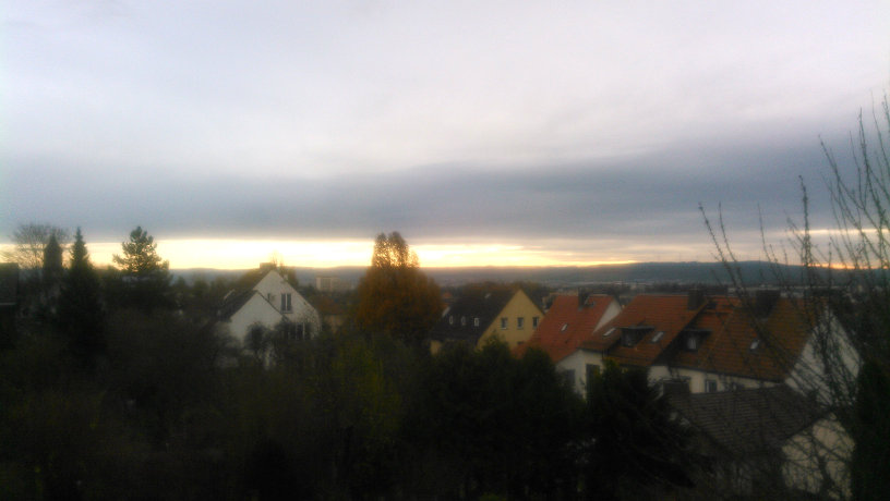 Der Blick über den Vorderen Westen Ende November