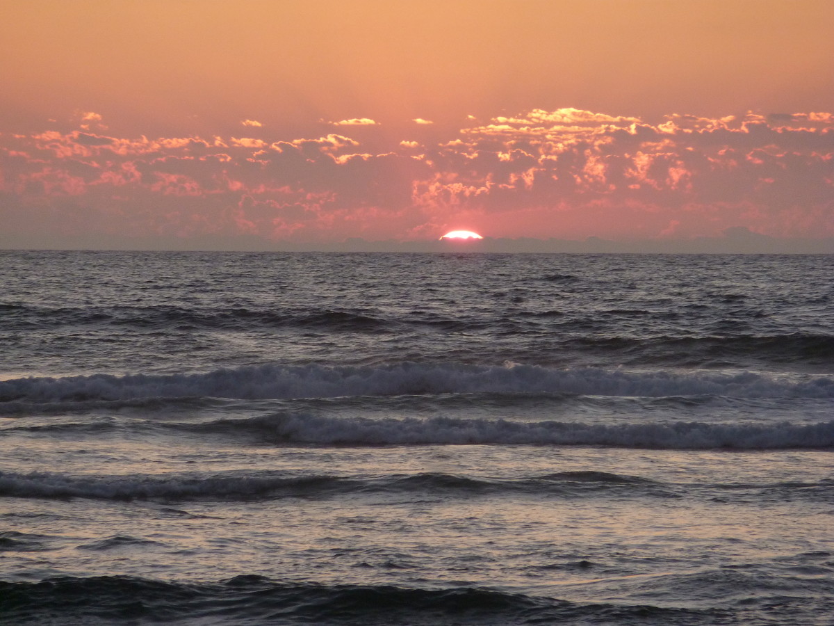 Sonnenuntergang am Atlantik