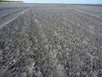 Das Ostende von Wangerooge ist ein endloser Sandstrand …