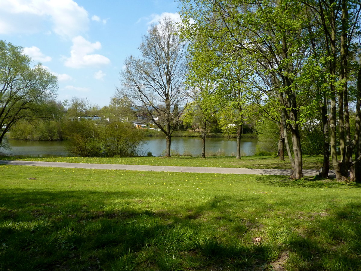 Der Leiselpark in Baunatal, südlich von Kassel. Ein Kleinod in der VW-Stadt.