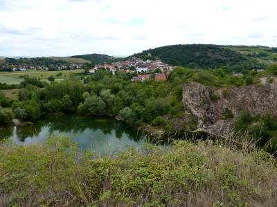 Der Ort heißt Neu-Bamberg, liegt allerdings in Rheinhessen zwischen Bad Kreuznach und Alzey an einem Rundwanderweg durch die rheinhessische Landschaft.