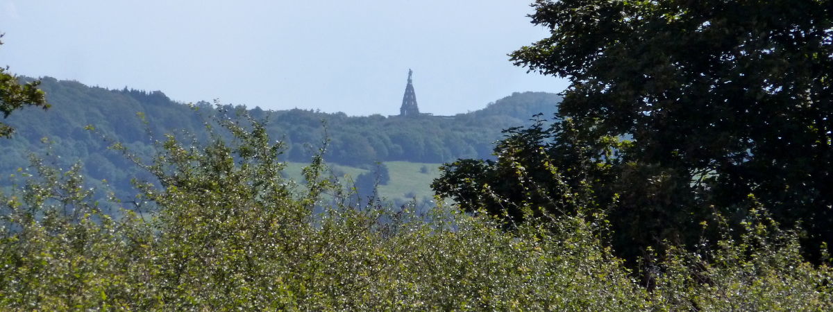 Blick vom Hohen Dörnberg zum Herkules